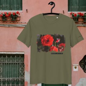 T-krekls RED ROSE, haki